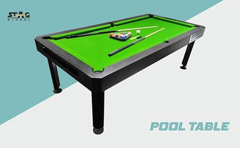 Stag Global Pool Table || 4 feet x 8 feet | KIBI SPORTS