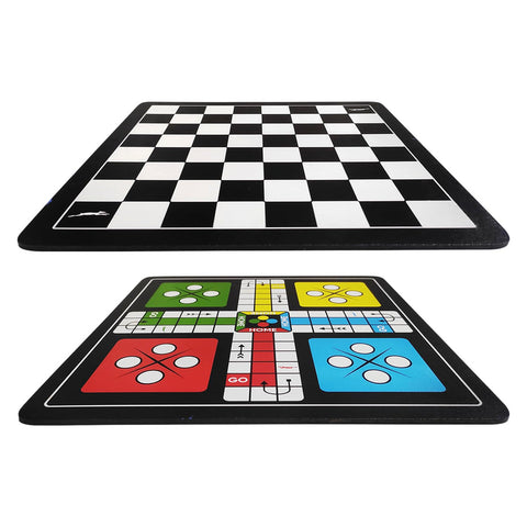 Stag Global Combo Ludo and Chess Board 2 in 1 Indoor Game || One Side Chess and Opposite Side Ludo for Kids || for Youth | KIBI SPORTS