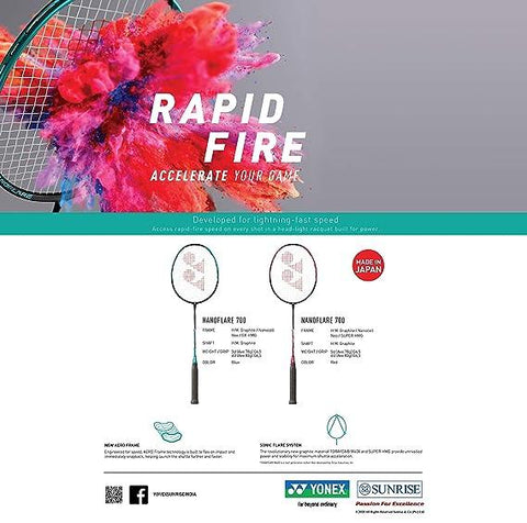 Yonex Nanoflare 700 Graphite Unstrung Badminton Racquet | KIBI Sports - KIBI SPORTS