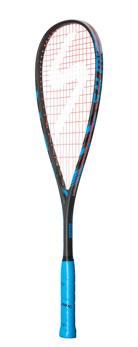 SALMING FORZA FEATHER BLACK/CYAN - KIBI SPORTS