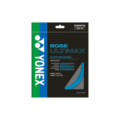 Yonex BG 66 Ultimax Badminton Strings, 0.65mm