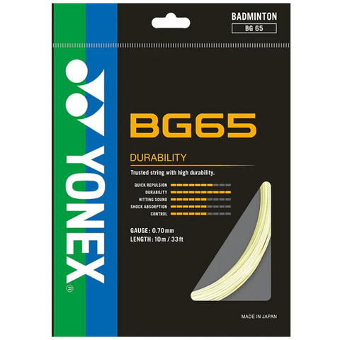 Yonex BG 65 Badminton StrinG | KIBI SPORTS - KIBI SPORTS