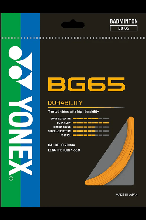 Yonex BG 65 Badminton StrinG | KIBI SPORTS - KIBI SPORTS