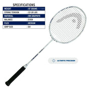 HEAD IGNITION 500 BADMINTON RACQUET (STRUNG) | KIBI SPORTS