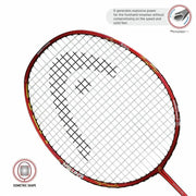 HEAD IGNITION 900 BADMINTON RACQUET (UNSRUNG) | KIBI SPORTS