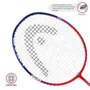 HEAD IGNITION PRO BADMINTON RACQUET (STRUNG) | KIBI SPORTS