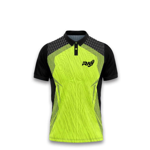 RM Sports Unisex T-shirt | Black/ Lemon Yellow | KIBI Sports - KIBI SPORTS