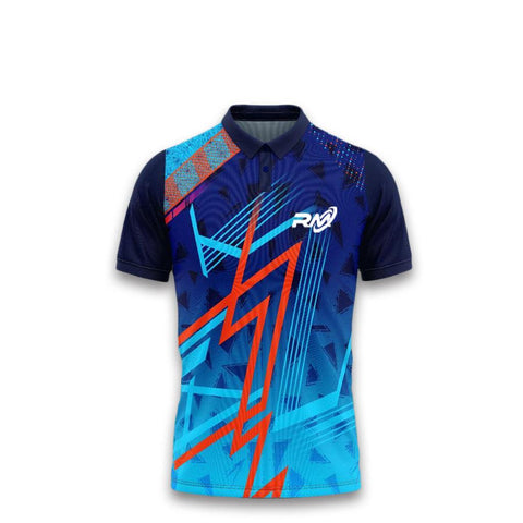 RM Sports Unisex T-shirt | Blue / Orange  | KIBI Sports
