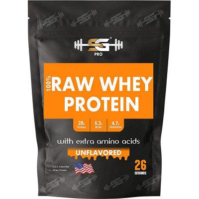 SG Welness Raw Whey Protein Unflavored | 2 lbs | KIBI Sports