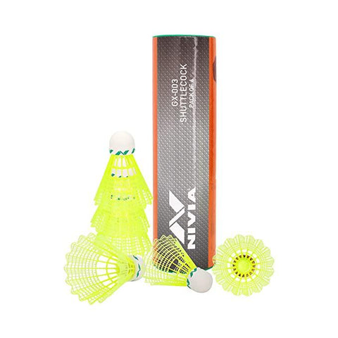 Nivia 663 Nylon Badminton Shuttlecock GX-001 | KIBI Sports - KIBI SPORTS