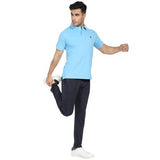 Kronos Cotton Polo All Seasons | Men's | Aqua | KIBI Sports - KIBI SPORTS