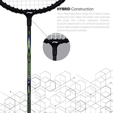 Li-Ning Mega Power Badminton Racquet with Smash Power Frame with Free Full Cover | KIBI Sports - KIBI SPORTS