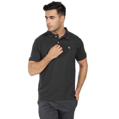 Kronos Cotton Polo All Seasons | Men's | Raven | KIBI Sports - KIBI SPORTS