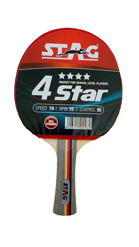 STAG 4 Star Table tennis Racket | Beginners | KIBI Sports - KIBI SPORTS