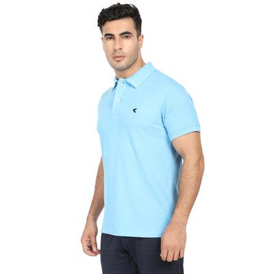 Kronos Cotton Polo All Seasons | Men's | Aqua | KIBI Sports - KIBI SPORTS