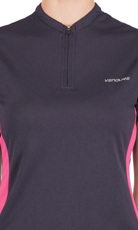 Vendure Sports COOLBlast Zip Up Sports T-Shirt | Women | KIBI Sports - KIBI SPORTS