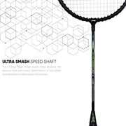 Li-Ning Mega Power Badminton Racquet with Smash Power Frame with Free Full Cover | KIBI Sports - KIBI SPORTS