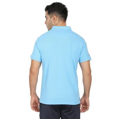 Kronos Cotton Polo All Seasons | Men's | Aqua | KIBI Sports - KIBI SPORTS