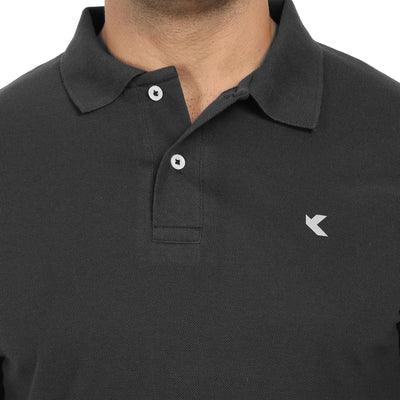 Kronos Cotton Polo All Seasons | Men's | Raven | KIBI Sports - KIBI SPORTS