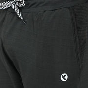 Kronos Tapered Lounge Pants | Men's | Space Black | KIBI Sports - KIBI SPORTS