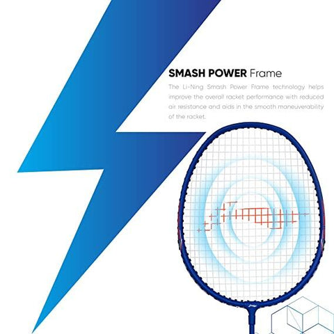 Li-Ning Mega Power Badminton Racquet with Smash Power Frame with Free Full Cover | KIBI Sports - KIBI SPORTS