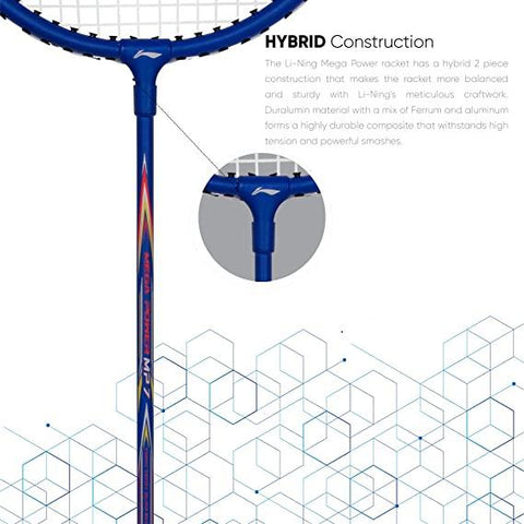 Li-Ning Mega Power Badminton Racquet with Smash Power Frame with Free Full Cover | KIBI Sports - KIBI SPORTS