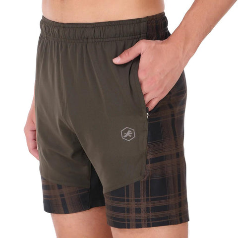 ReDesign Omega Shorts Zip Pockets (Military Plade) | Men | KIBI Sports - KIBI SPORTS