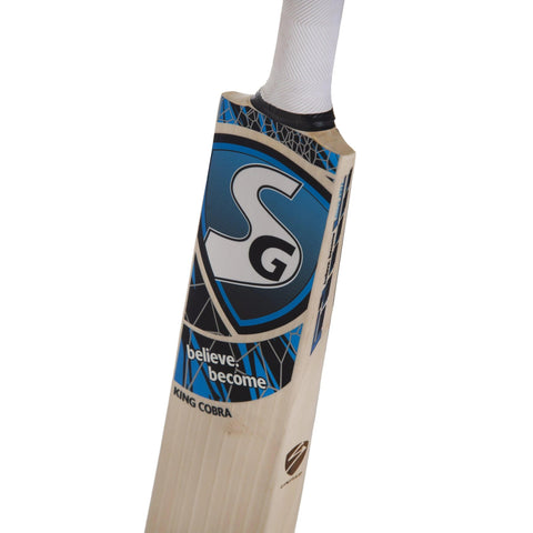 SG King Cobra™ English Willow top grade 1 Cricket Bat (Leather Ball) - KIBI SPORTS