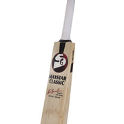 SG Maxstar Classic Traditionally Shaped English Willow grade 6 Cricket Bat (Leather Ball) - KIBI SPORTS