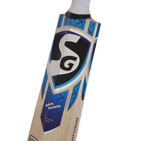 SG Reliant Xtreme Grade 5 English willow hard pressed & traditionally shaped for superb stroke Cricket Bat (Leather Ball) - KIBI SPORTS