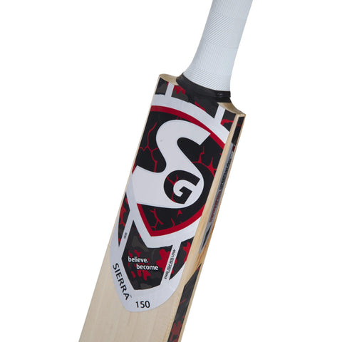 SG Sierra 150 Traditionally Shaped English Willow Cricket Bat (Leather Ball) - KIBI SPORTS