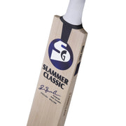 SG Slammer Classic Traditionally Shaped English Willow Cricket Bat (Leather Ball) - KIBI SPORTS
