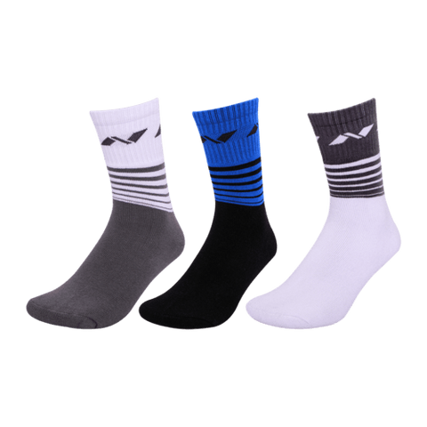 Nivia Multi-Stripes Court Games Socks | KIBI Sports - KIBI SPORTS