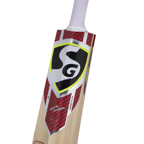 SG Valor Premium Kashmir Willow traditional shaped Cricket Bat (Leather Ball) - KIBI SPORTS