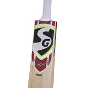 SG Valor Premium Kashmir Willow traditional shaped Cricket Bat (Leather Ball) - KIBI SPORTS