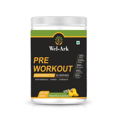 Wel-Ark Pre-Workout | Pineapple Flavour | KIBI Sports