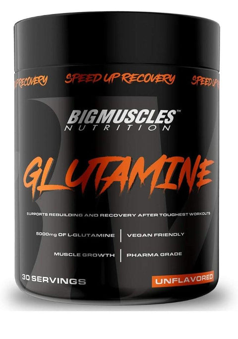 Big muscle Glutamine | 30(servings) | KIBI Sports