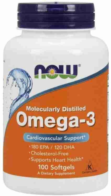 NOW Omega-3 | 100 Softgels | Vitamin | KIBI Sports - KIBI SPORTS