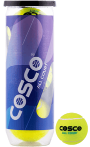 Cosco All Court Tennis Ball, Pack of 3 | KIBI Sports - KIBI SPORTS
