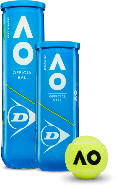 DUNLOP AO TENNIS BALL CAN (3 BALLS) | KIBI Sports - KIBI SPORTS