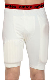 Omtex Cricket Batting shorts with inner pads (Left handed Batsman) | KIBI SPorts