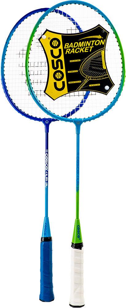 Cosco CB-80 Aluminium, Steel Badminton Twin Racket | KIBI Sports