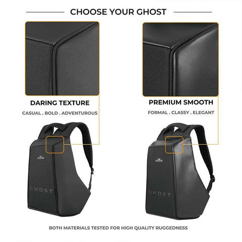 Ghost - Anti-Theft Laptop Backpack (Daring Texture) | KIBI Sports