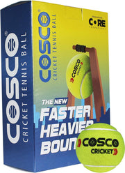 Cosco Light Cricket Tennis Ball (Pack of 6) | KIBI Sports - KIBI SPORTS