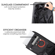 Akura Anti-Theft 15.6 inch Laptop Backpack (Melange) | KIBI Sports