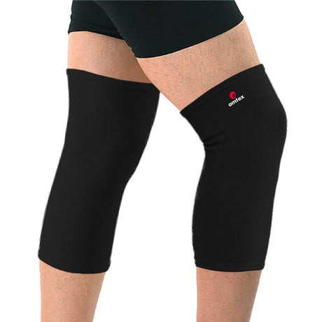 Omtex Super Knee cap Black pair | KIBI Sports - KIBI SPORTS