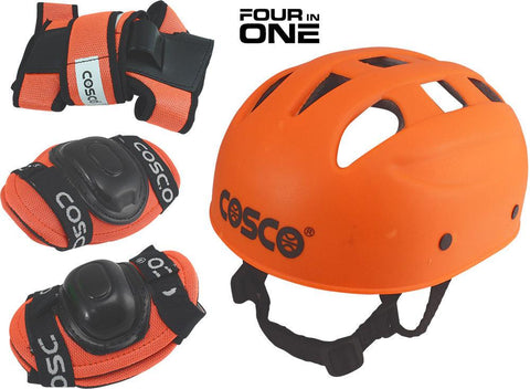 Cosco Defender Protective Kit for Senior, Orange - KIBI SPORTS