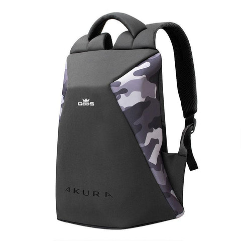 Akura Anti-Theft 15.6 inch Laptop Backpack (Camouflage) | KIBI Sports
