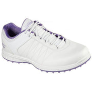 Skechers GO Golf Pivot Ladies Shoe-White/Purple - KIBI SPORTS