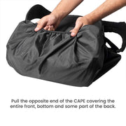 The COVID Cape - Virus Shield and Rain Cover of Backpack | KIBI Sports